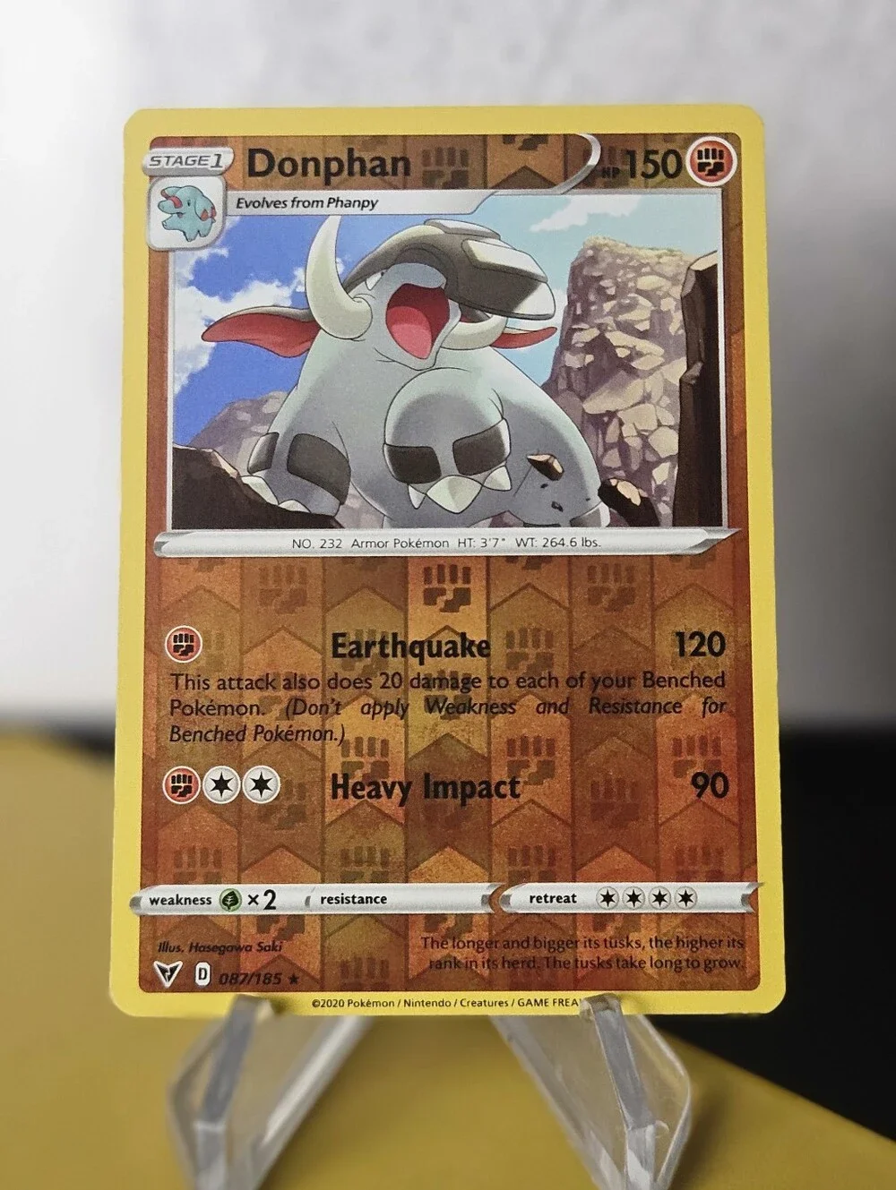 Donphan 087/185 Pokemon TCG Reverse Holo Rare